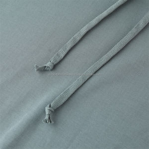 เสื้อฮู้ดผ้าฝ้าย100% พิมพ์ลายพัฟโลโก้ตามสั่งเสื้อสวมหัวสำหรับผู้ชายสไตล์สตรีทแวร์ไม่มีลายเรียบ - Product Image 6