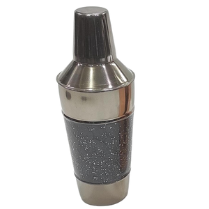 Professional 24oz Copper Plated Cocktail Shaker Etched Topographic <b>Map</b> Design Stainless Steel Cobbler Shaker Barware Wholesale - Product Image 2