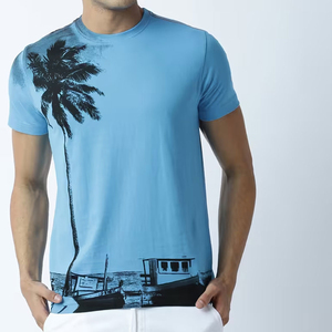 Camisetas ligeras para hombre con impresión DTG, elegantes y transpirables, de primera calidad, para uso diario. - Product Image 1
