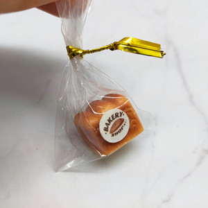Bakery Shop <b>Miniature</b> Bread Bag Packaging Set Dollhouse Accessory Gift 1:12 Scale Plastic Printed for Age 14+ - Product Image 2