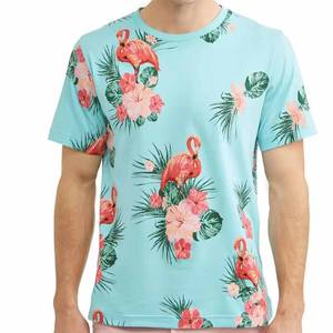 Camiseta de algodón 100% para hombre, la más popular, moderna, de corte holgado, estampada, antibacteriana, transpirable, sublimada. - Product Image 1