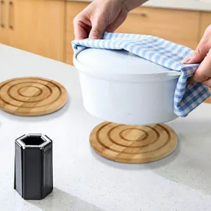 Wooden Coasters Drink Coasters for Kitchen Dining <b>Table</b> <b>Coffee</b> <b>Table</b> Home Decor - Product Image 2