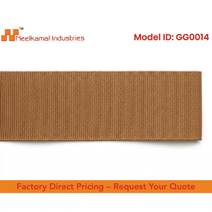 ซัพพลายเออร์ริบบิ้นผ้าสีน้ำตาลแทนขนาด 25 มม. สำหรับงานออกแบบเครื่องประดับแฟชั่น งานตกแต่งเบาะ งานฝีมือ DIY และการใช้สำหรับห่อของขวัญ - Product Image 6