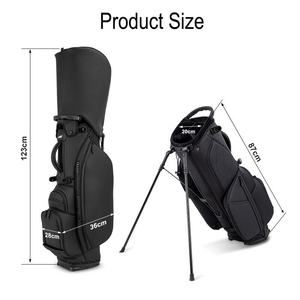 Sac de golf imperméable et léger unisexe à motif camouflage 47 pouces en polyester avec broderie de logo personnalisé et fermeture éclair pour sports de plein air - Product Image 2