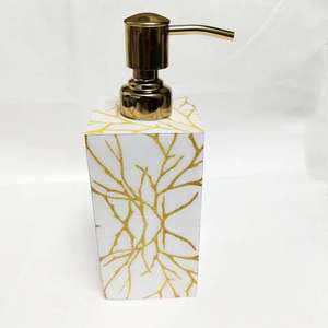 Minimalist <b>White</b> Modern Style <b>Bathroom</b> <b>Accessory</b> <b>Set</b> Wood Printed Dispense Wood Material - Product Image 5