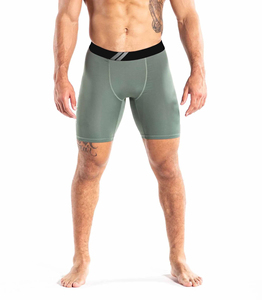 Calzoncillos bóxer de compresión sin costuras de talle alto para hombre, populares, estampados, transpirables, de punto, ropa interior de compresión al por mayor - Product Image 4