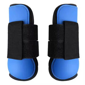 Protège-tendons élastiques légers en nylon pour chevaux – Protection des jambes pour l'équitation et la médecine vétérinaire équine - Product Image 4