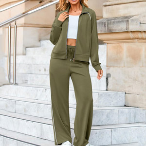 Meilleures ventes de survêtements pour femmes à bas prix, survêtements de couleur unie pour l'automne et l'hiver - Product Image 3