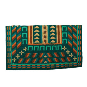 Vente en gros de tapis de selle western en laine tissée pour chevaux, couverture de selle d'équitation durable, équipement équestre de qualité supérieure, fabricant de premier plan - Product Image 1