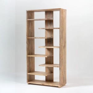 Modern <b>Wooden</b> Tiered <b>Bookcase</b> 6-Shelf Freestanding Rustic Design Living Room Home Furniture - Product Image 3