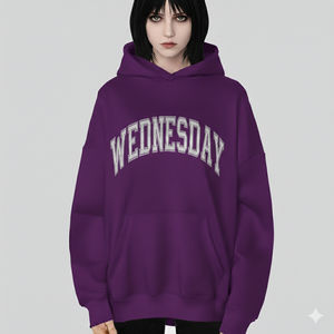 Sudadera con Capucha Oversize de Felpa de Alta Calidad para Mujer, Manga Larga, Estilo Urbano Holgado, Servicio OEM - Product Image 1