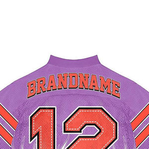 Camiseta de Fútbol Estilo Americano para Hombre, Personalizable, para Prácticas Deportivas, con Impresión de Nombre del Equipo, Servicio OEM - Product Image 5