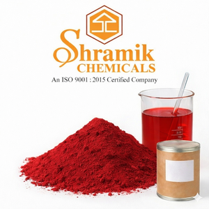 Colorante Químico Shramik Rojo Ácido 1, Polvo de Colorante Aniónico, 100% de Pureza, Soluble en Agua, C.I. 18050 CAS 3734-67-6 Gujarat Azophloxine Dyeing - Product Image 1