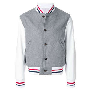 Veste universitaire tendance pour hommes et femmes, veste de style Letterman en coton mélangé doux, vêtements décontractés personnalisés OEM - Product Image 2
