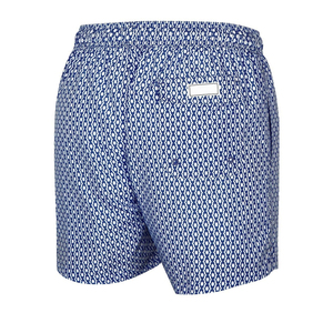 Nouveau short de bain tendance pour homme, motif palmier, respirant, taille élastique, tricoté, OEM ODM personnalisé - Product Image 3