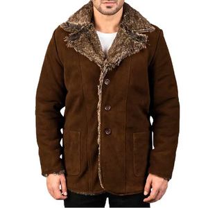 Abrigo de Cuero Premium con Forro de Piel para el Invierno, Diseño Elegante y Comodidad Superior para un Estilo Moderno en Clima Frío para Hombres - Product Image 2
