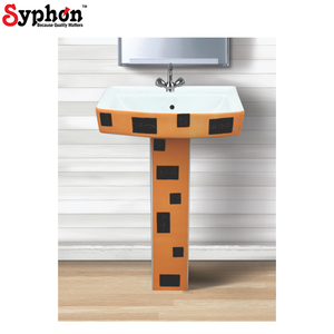 อ่างล้างมือเซรามิกแบบตั้งพื้น ดีไซน์โดดเด่น คุณภาพรับประกัน มีจำหน่ายจำนวนมาก จากผู้ส่งออกชั้นนำของอินเดีย - Product Image 1