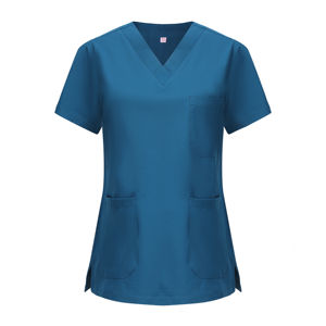 ชุดยูนิฟอร์มแพทย์คุณภาพสูงแบบขายส่ง ปรับแต่งได้ สำหรับบุรุษและสตรี ชุดทำงานโรงพยาบาล ชุดพยาบาล ชุดสครับแบบ unisex - Product Image 6