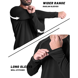 Men’s UV Protection Shirt UPF 50+ Lightweight Breathable Long Sleeve Sun Protection Outdoor Fishing Hiking Shirt - Product Image 3