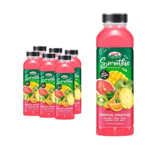 เครื่องดื่มสมูทตี้ 6 รสชาติ 500 มล. (16.9 ออนซ์) ตัวอย่างฟรี NAWON เครื่องดื่มขายส่งในเวียดนาม น้ำผลไม้ธรรมชาติ รับผลิตแบบ OEM ODM - Product Image 5