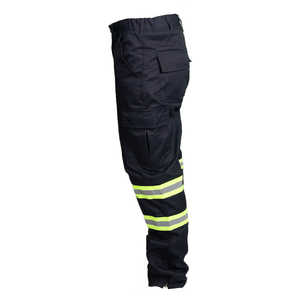 Premium Navy Blue W32 X L32 Hi <b>Vis</b> Safety Work <b>Trouser</b> <b>High</b> Visibility Reflective Clothing with Leg Zipper Flex Fit Pant/<b>Trouser</b> - Product Image 3