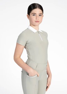 Camiseta de Manga Corta para Montar a Caballo, Camiseta de Competición para Mujer, Transpirable, Elástica, de Secado Rápido, para Equitación - Product Image 6