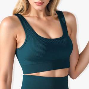 Sujetadores Deportivos Estampados Directo de Fábrica, Diseño Personalizado, Sujetadores Deportivos con Espalda Cruzada, con Sublimación o Transferencia Térmica - Product Image 1