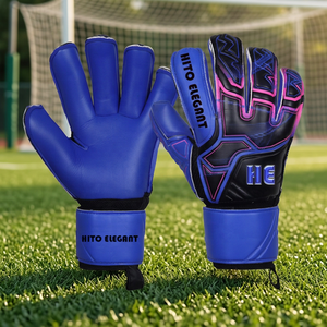 Gants de gardien de but professionnel Nouveau design Gants de football Doigt de protection Gants de gardien de but de football respirants - Product Image 3