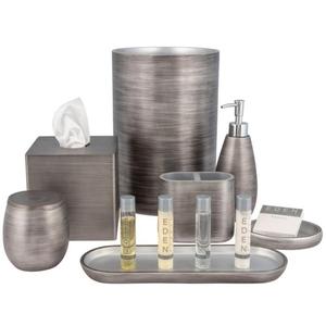 Ensembles de salle de bain de luxe 4 pièces plaqués or pour la maison et les hôtels – Accessoires de salle de bain dorés de qualité miroir à prix abordable - Product Image 4