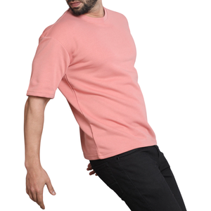 Camiseta Oversize Ligera 100% Algodón para Hombre, Ajuste Holgado, Personalizable, Lisa, para Mayor Comodidad y Estilo (Venta al Por Mayor) - Product Image 3