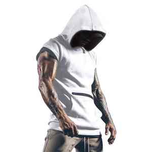 Débardeur Hip Hop Homme Personnalisé ODM – T-shirt sans Manches Style Urbain en Coton Doux et Polyester – Vêtement de Sport Élégant pour l'Été - Product Image 5