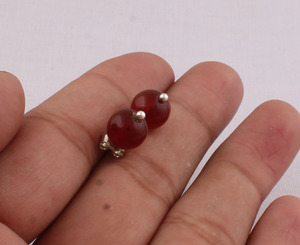 Wholesale <b>Red</b> Onyx <b>Earrings</b> 925 Sterling Silver Bold <b>Red</b> Gemstone <b>Drop</b> <b>Earrings</b> B2B Jewelry Supplier Handmade <b>Red</b> Onyx Jewelry - Product Image 1