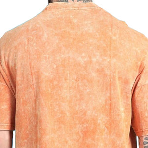 Camiseta con efecto acid wash para hombre, estilo vintage, algodón suave, informal, para el día a día, cómoda. - Product Image 6