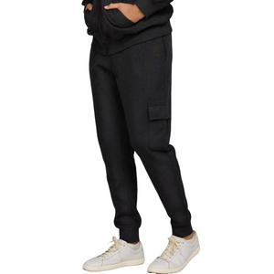Men jogger trouser New Fashion Casual Clothes Fleece Custom Cargo Buttons Men's Fleece Sweatpants <b>Pants</b> Trousers for Men - Product Image 6