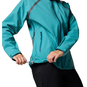 Ladies Outdoor Rain <b>Jacket</b> Waterproof Breathable Hooded Windbreaker Lightweight Travel Hiking Cycling Shell Custom OEM Private - Product Image 5