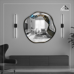 High Quality Stainless Steel <b>Mirror</b> Durable PVD Coating Frame Art Decor Design for Wedding Eco-Friendly <b>Lightweight</b> - Product Image 1