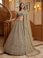 Lehenga Choli brodé violet avec dupatta, tenue de mariage indienne traditionnelle pour femmes, en soie, coupe classique, longueur au sol