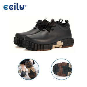 Bottes de pluie épaisses et basses écologiques Chaussures à plate-forme de soutien de la voûte plantaire à séchage rapide 2025 Bottes décontractées végétaliennes Bb01 - Product Image 1