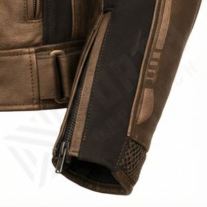 Veste de moto en cuir véritable pour homme de qualité supérieure, nouvelle arrivée, vestes de moto d'hiver, protections amovibles, personnalisables - Product Image 6