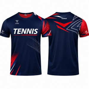 Camiseta Deportiva Personalizada de Manga Corta, Secado Rápido, Transpirable, Impresión por Transferencia de Calor, Uniforme de Equipo Unisex OEM - Product Image 1