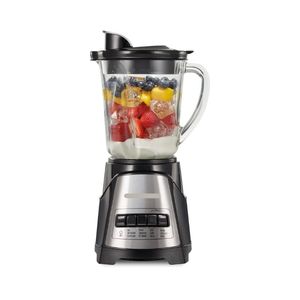 Licuadora Power Elite Wave Action para batidos y smoothies, puré, hielo picado, jarra de vidrio de 40 onzas, 12 funciones, color negro - Product Image 1