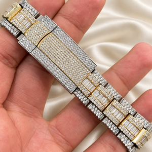 Reloj de Lujo con Cristales de Imitación, Cuarzo, Esfera Redonda de 41 mm, Correa de Acero Inoxidable, Resistente al Agua 10 Bar, Elegante para Mujer - Product Image 5
