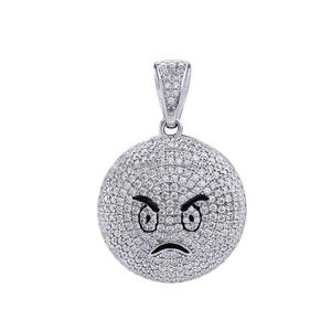 Collier de dessin animé fait main avec diamant Moissanite de qualité supérieure et bijoux en argent 925 - Product Image 1