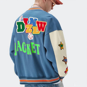 DiZNEW Best Quality Custom Letterman Varsity <b>Jackets</b> With Your Own Logos Patches Versity <b>Jacket</b> - Product Image 2