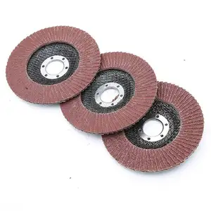 Bán hàng nóng nhôm oxide Flap Grit40-120 đĩa để đánh bóng kim loại thép không gỉ