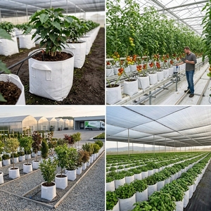 Bulk Wholesale Reusable Biodegradable Plastic Grow Bags From India for Hydroponics Gardening & Mushroom Grow - Product Image 4