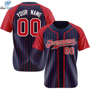 Sublimation Baseball Jersey for Men Adults Durable Fabric Lightweight Short Athletic Fit Breathable UV Protection OEM Baseball - Product Image 2