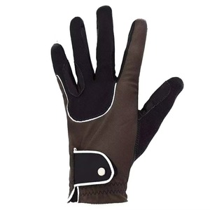 Nouveaux Gants d'Équitation Respirants en Cuir pour Hommes, Doigts Entiers, Sport de Plein Air, Logo Personnalisé, Course Hippique - Product Image 2
