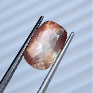 Increíble! Piedra Preciosa Suelta de Oregón, Corte Schiller Rosa Intenso, 7X11 MM, 100% Natural, Forma de Cojín, Facetada, para Joyería - Product Image 2