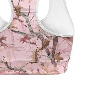 Soutien-gorge de sport pour femme en matériau écologique de qualité supérieure, sublimation, haute élasticité, structure dorsale élégante, vêtements de yoga chauds - Product Image 6